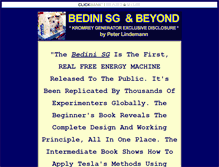 Tablet Screenshot of bedinisg.com